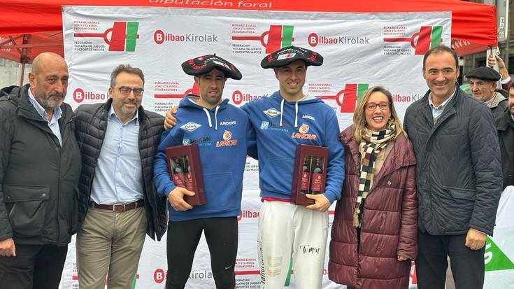 'Gorixo', Bizkaiko txapeldun trontzan