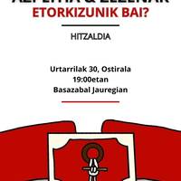 Hitzaldia: 'Azpeitia eta zezenak. Etorkizunik bai?'