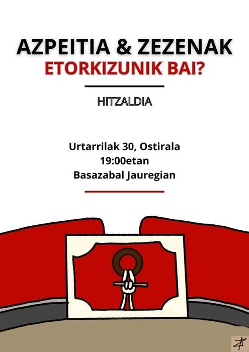 Hitzaldia: 'Azpeitia eta zezenak. Etorkizunik bai?'