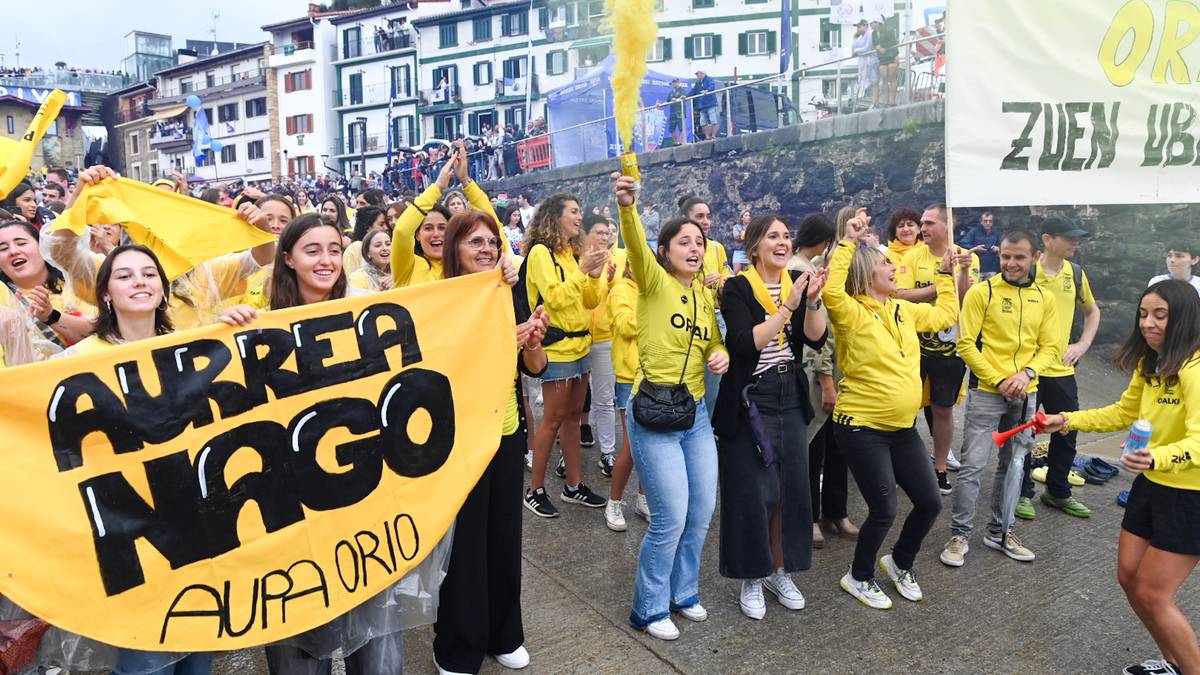 Arraunaren poza, malkoak eta koloreak Donostian