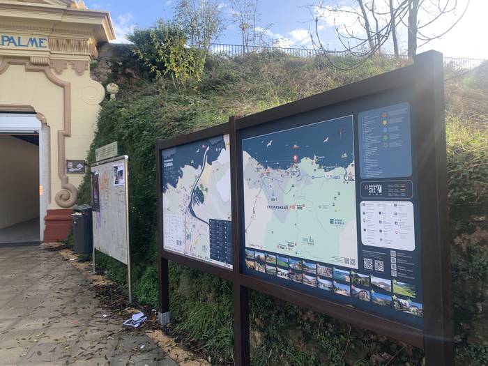 Informazio panelak jarri ditu Geoparkeak herriko puntu desberdinetan