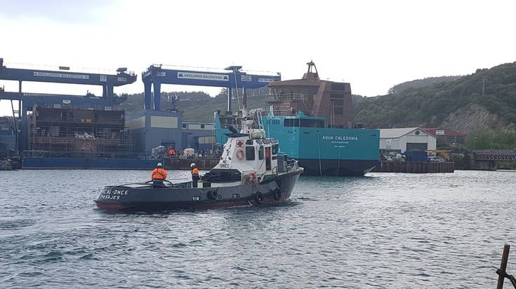 'Aqua Caledonia' ontzia uretaratu dute