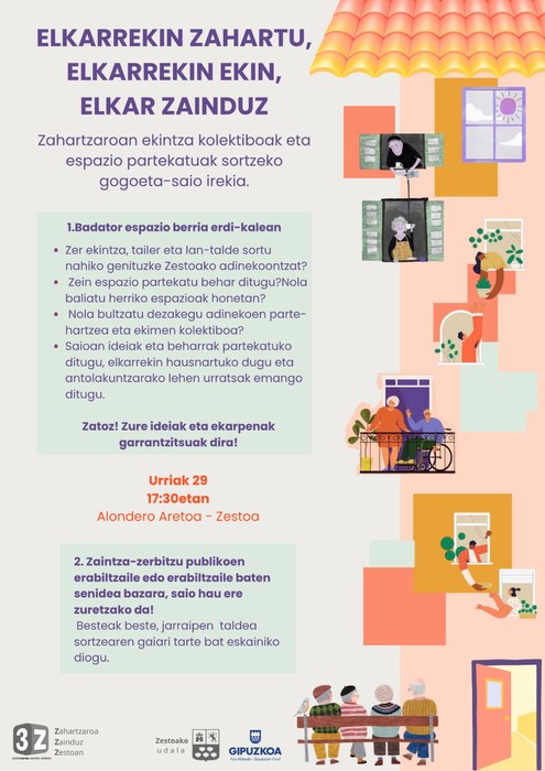 Bilera irekia: 'Elkarrekin zahartu, elkarrekin ekin, elkar zainduz'