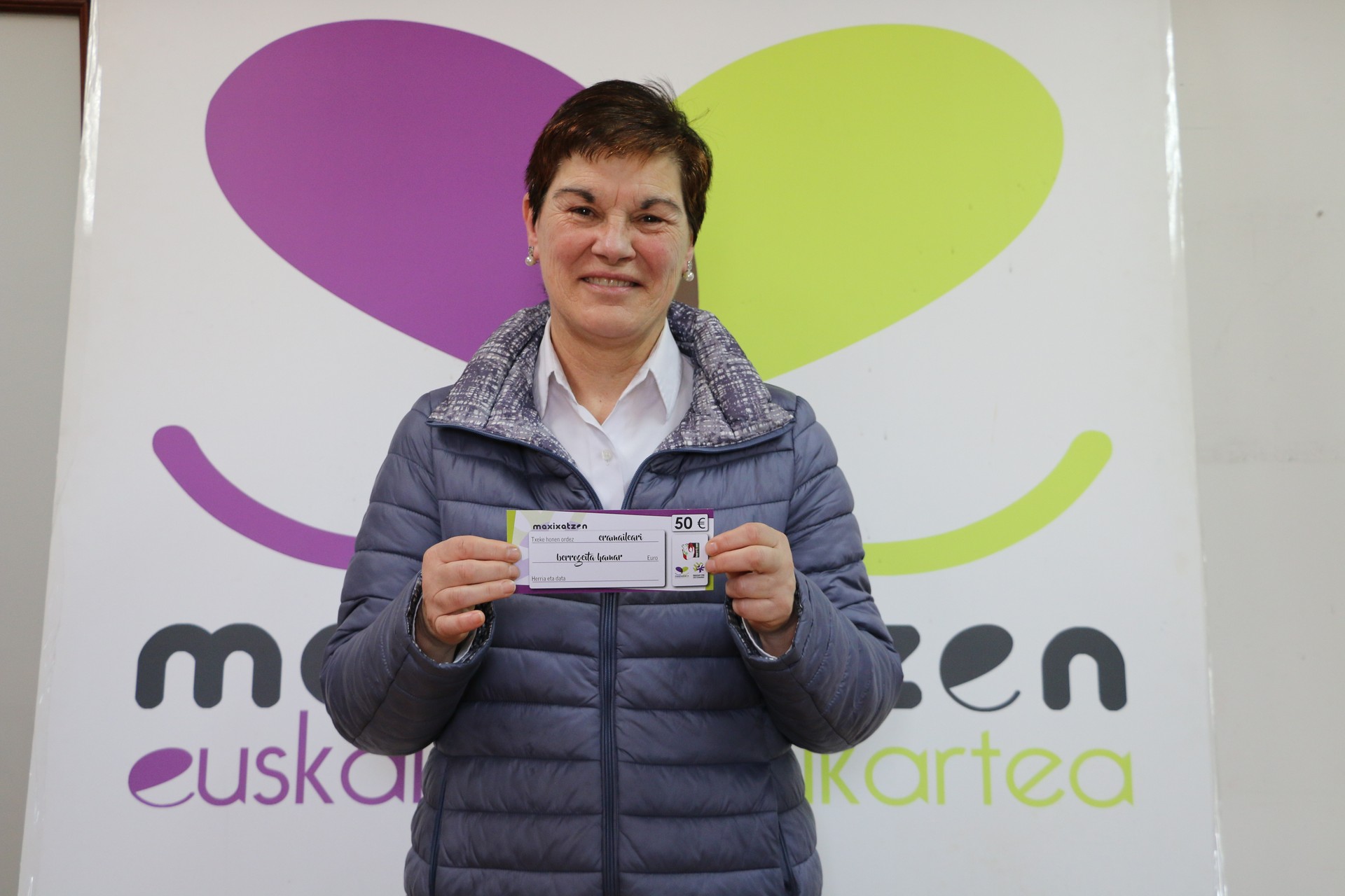 Lourdes Narbaiza, otsaileko Zakelmariren irabazlea