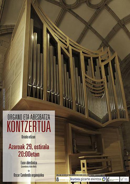 Organoaren inguruko kontzertu-zikloko bigarrena ostiralean
