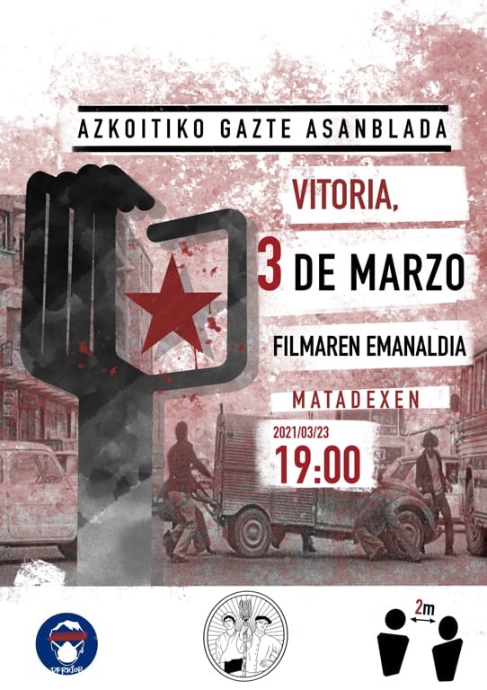 'Gasteiz, 1976ko martxoak 3' filmaren emanaldia, Matadeixen