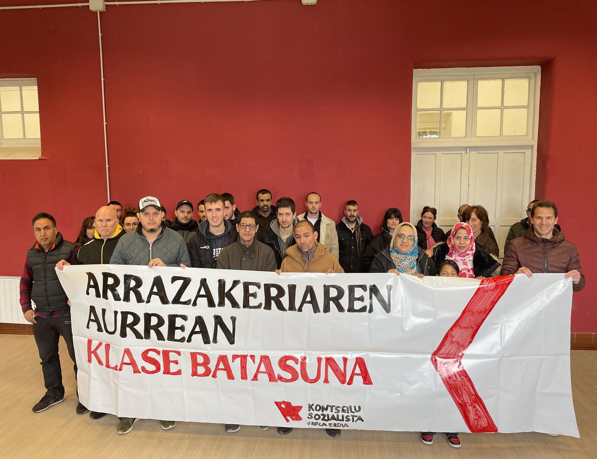 Arrazakeriaren Aurkako Egunean ere, klase batasuna