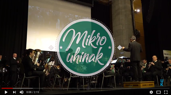 BIDEOA: 'Mikrouhinak' bideo sortako aurrena, Inauterietako kontzertua