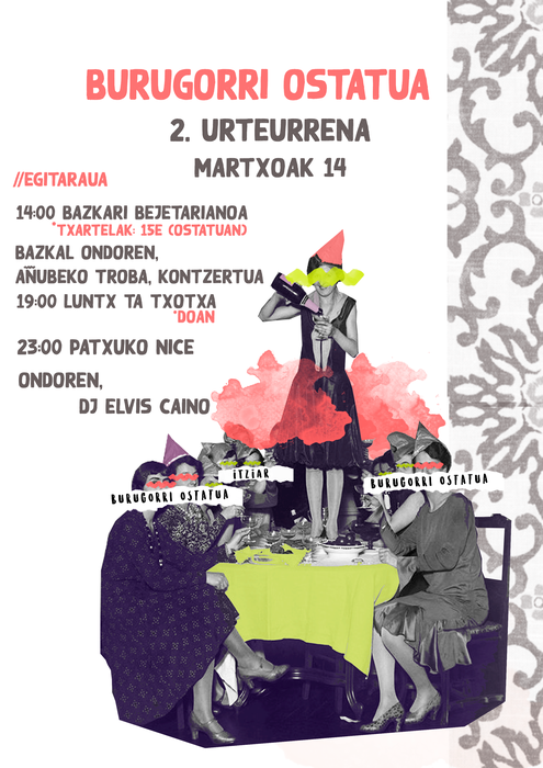 Burugorri ostatuaren bigarren urteurrena