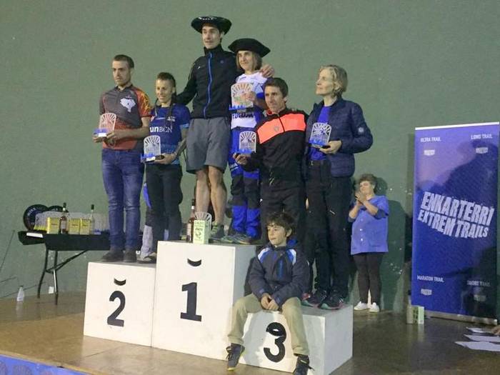 Arkaitz Iraetak eta Jone Urkizuk irabazi dute I. Enkarterri Extreme Long Trail proba