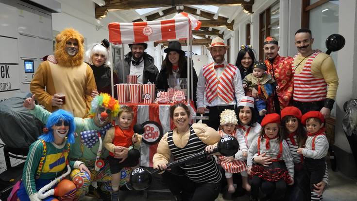 Aterkipean baina mozorro giro ederrean dabiltza azkoitiarrak