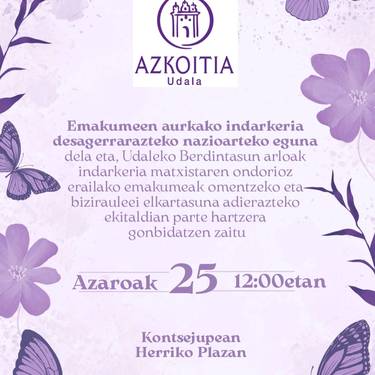 Elkarretaratze isila: Azaroak 25
