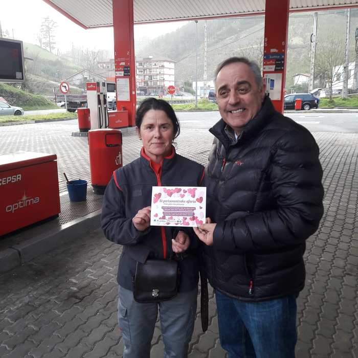 Patxi Morcillok jaso du San Valentin eguneko Gerturen zozketako saria