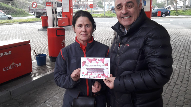 Patxi Morcillok jaso du San Valentin eguneko Gerturen zozketako saria