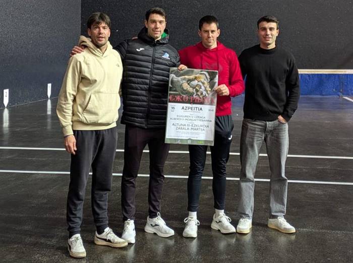 Sansebastianen atarian, punta-puntako pilota jaialdia