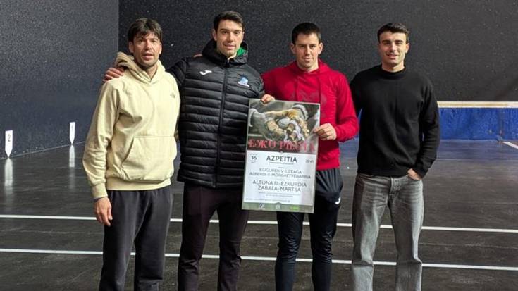 Sansebastianen atarian, punta-puntako pilota jaialdia