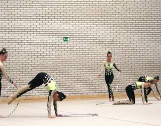Zubiberri gimnastika erritmiko taldeak ikasturte amaierako jaialdia eskainiko du bihar