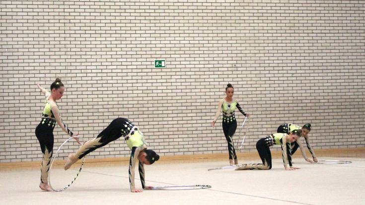 Zubiberri gimnastika erritmiko taldeak ikasturte amaierako jaialdia eskainiko du bihar