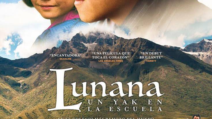 'Lunana, un yak en la escuela' jatorrizko hitzkuntzan, gaztelaniazko azpitituluekin