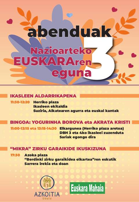 Eguna: Euskararen Nazioarteko Eguna