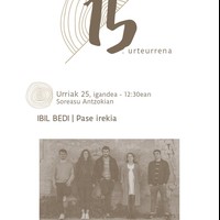 Kulturaz kooperatibaren 15. urteurrena: Ibil Bediren pase irekia