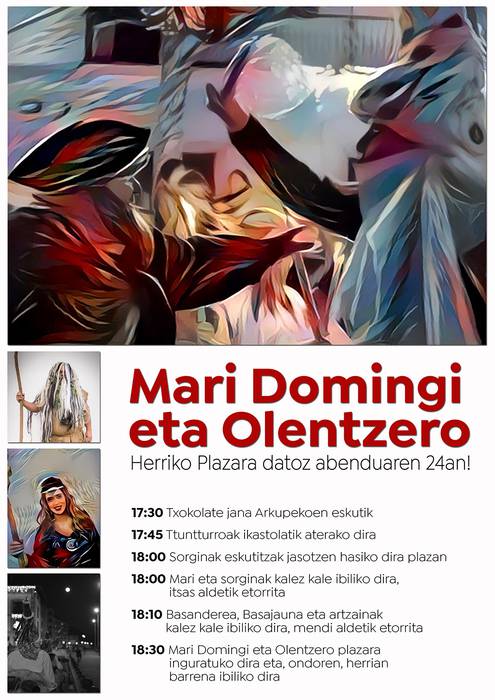 Maria Domingi eta Olentzero