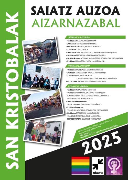 San Kristobal jaiak