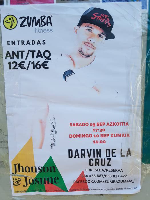 Zumba saioa izango da igandean Lubakin