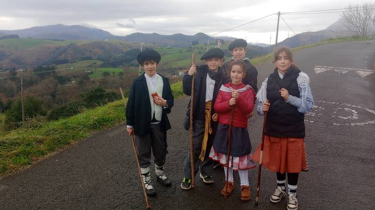 Santa eskean kandelario bezperan