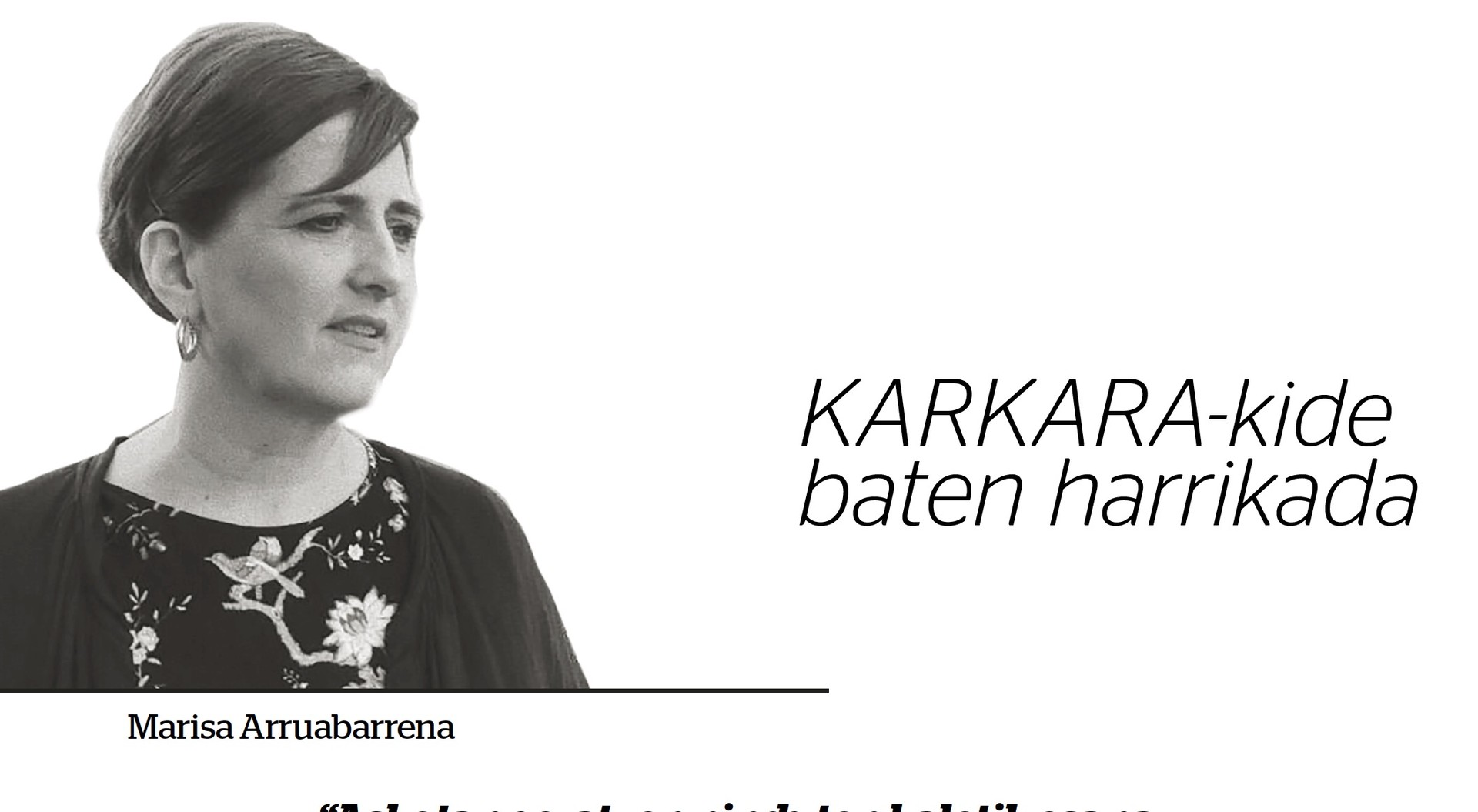 Karkarakide baten harrikada