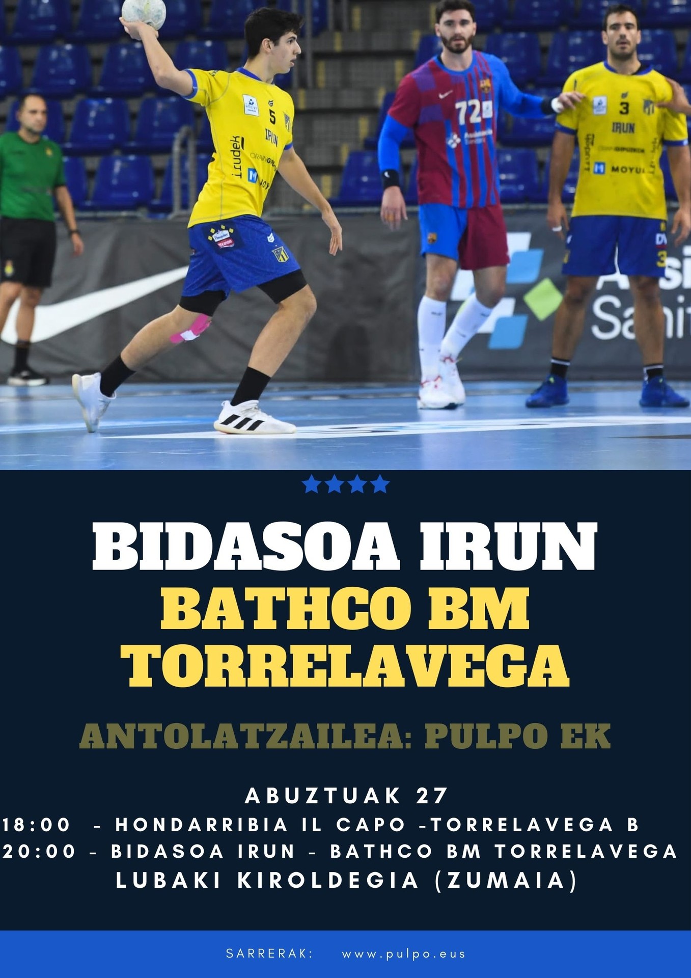 Bidasoa-Torrelavega partidarako aurresalmenta itxi da