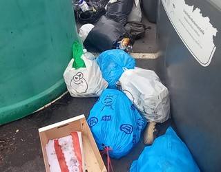 Txartel berriak martxan direnetik, zabor poltsak lurrean