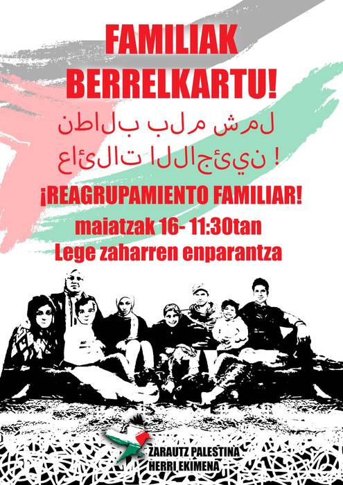 Elkarretaratzea: 'Familiak berrelkartu!'