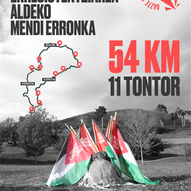 Palestinako erresistentziaren aldeko mendi erronka