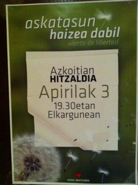 Apirilak 3 asteartea, \"Askatasun haizea ...