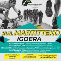 Lasterketa: XVII. Martirietako igoera