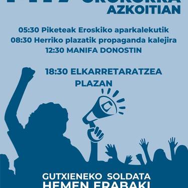 Greba orokorra Azkoitian