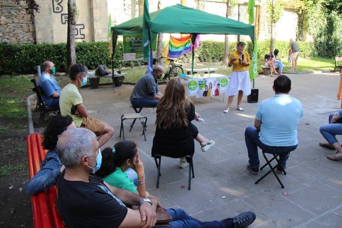 Gizarte "justu eta berde" bat eraiki nahi du Equo-Berdeak-ek