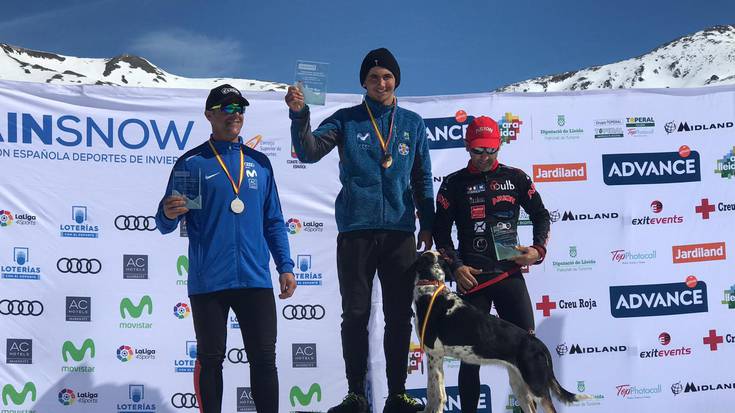 Kimetz Etxabek irabazi du elurretako Espainiako mushing txapelketa