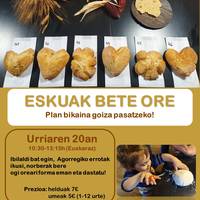 Eskuak bete ore