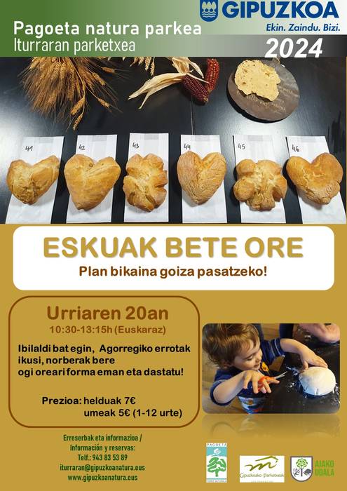 Eskuak bete ore