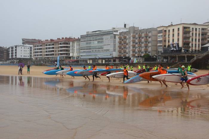 Dodek eta Palenzuelak irabazi dute NSP Zarautz SUP Race lasterketa Pro mailan
