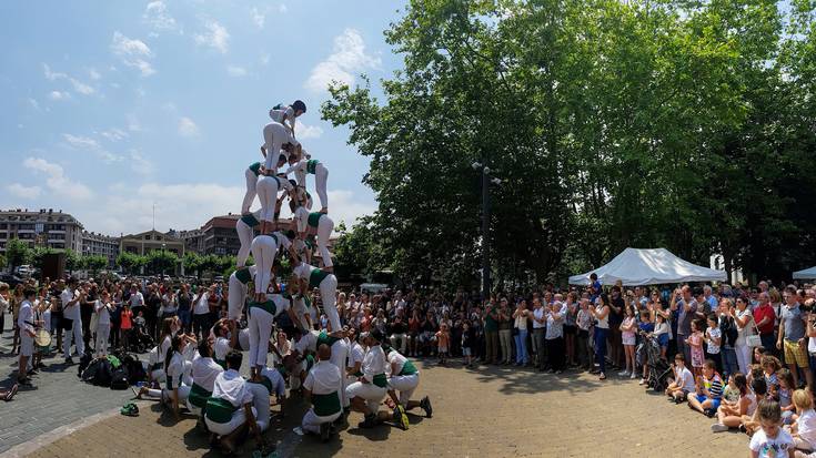 Falcons de Vilafrancaren giza dorreek Kataluniako kultura ekarri dute Zumaiara