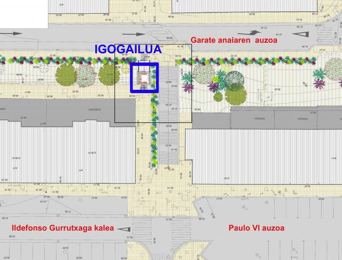 Azpeitian, Pablo VI.a auzotik Garate Anaia auzora igogailua jarriko du Udalak