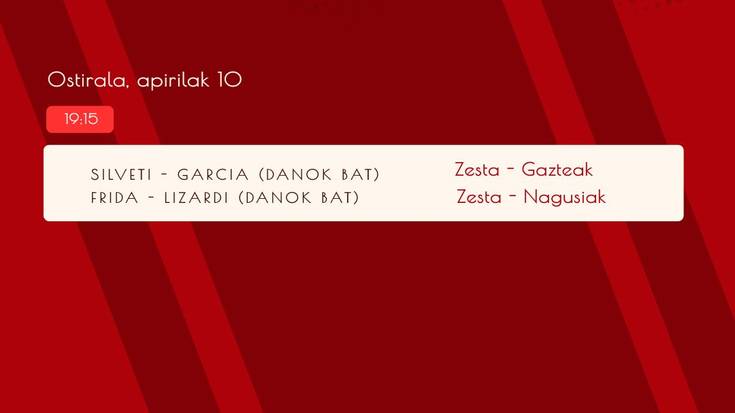 Asteburuan Zumaiako Aitzuri frontoian