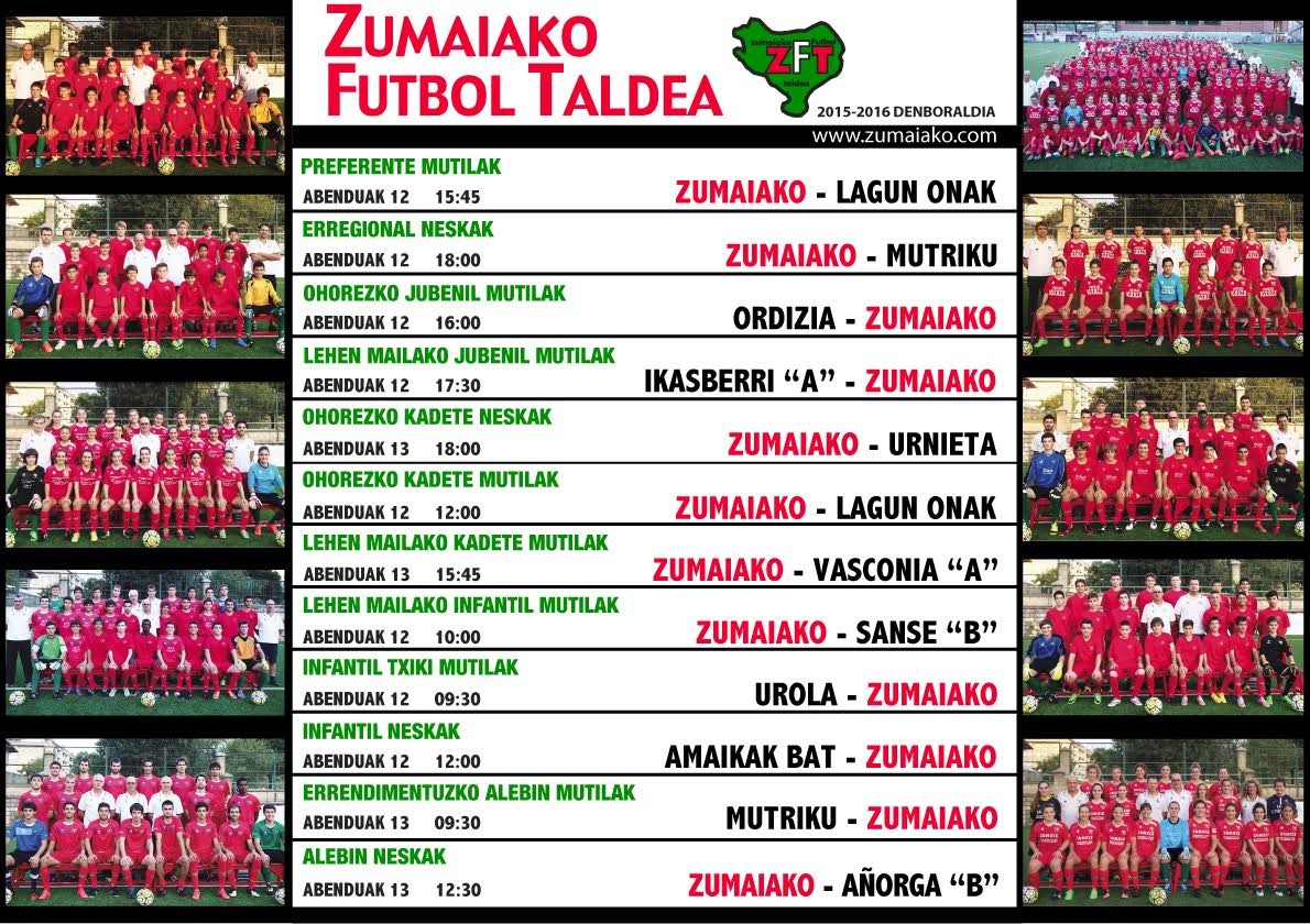 partidoak abenduak 12-13