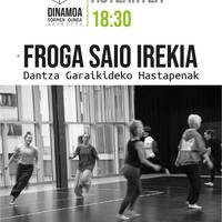 Dantza garaikideko hastapen ikastaroko froga saioa
