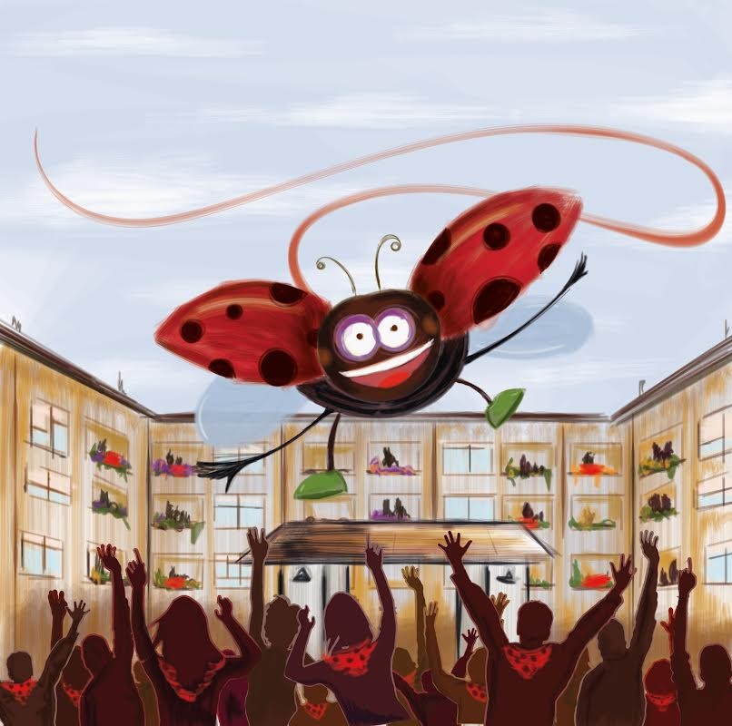 Mantangorriren ilustrazioa, Sanjuandegiko festen egunkari bereziaren ikur