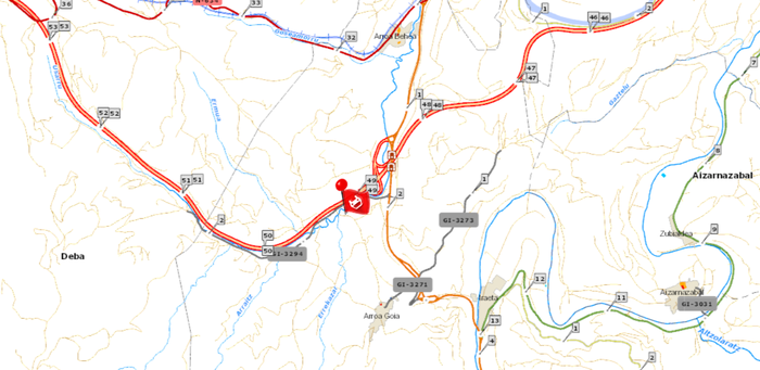 Zestoa parean izandako istripu batek auto-ilara luzeak eragin ditu AP-8an