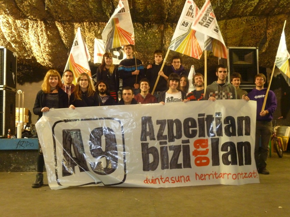 Gazte mugimenduak ere bat egin du zapatuko manifestazioarekin